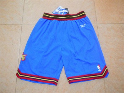 Maillot De Basket Philadelphia 76ers Classic Retro Antiquity Engrener Bleu Short